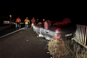 Gümüşhane'de otomobil devrildi: 5 yaralı