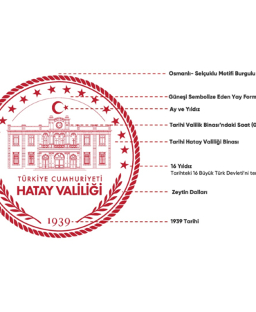 Hatay Valiliğinin şehrin yeniden doğuşunu simgeleyen yeni logosu tanıtıldı