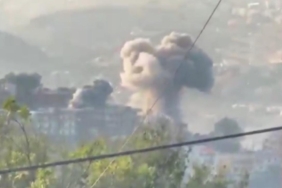 İşgalci İsrail ordusu, Lübnan'ın güneyindeki 4 beldeye hava saldırısı düzenledi