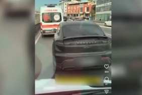 İstanbul'da ambulansa yol vermeyen sürücü yakalandı