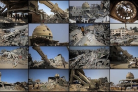 Katil İsrail, iki yıl boyunca Gazze ve Batı Şeria'da 316 arkeolojik ve tarihi alanı hedef aldı