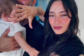 Neslihan Atagül, ailesi ile pazara gitti