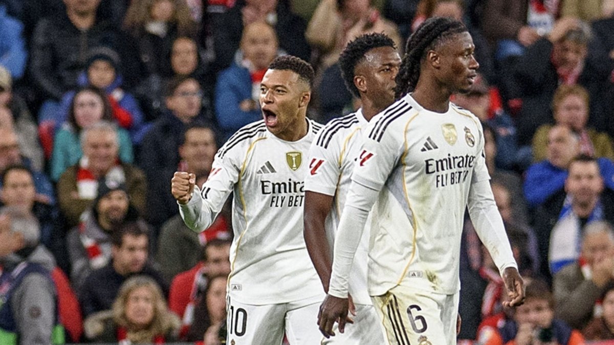 Real Madrid, Athletic Bilbao'yu 3 golle devirdi, galibiyet hasretini bitirdi!