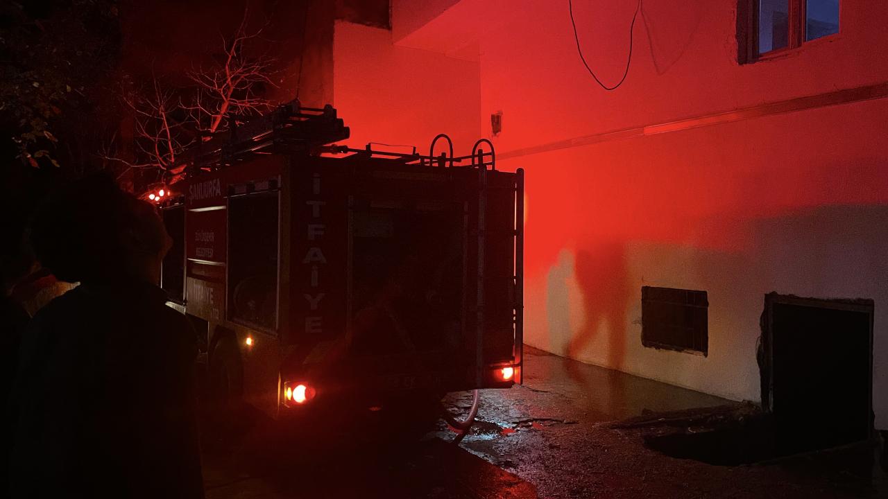 Şanlıurfa'da apartman yangını