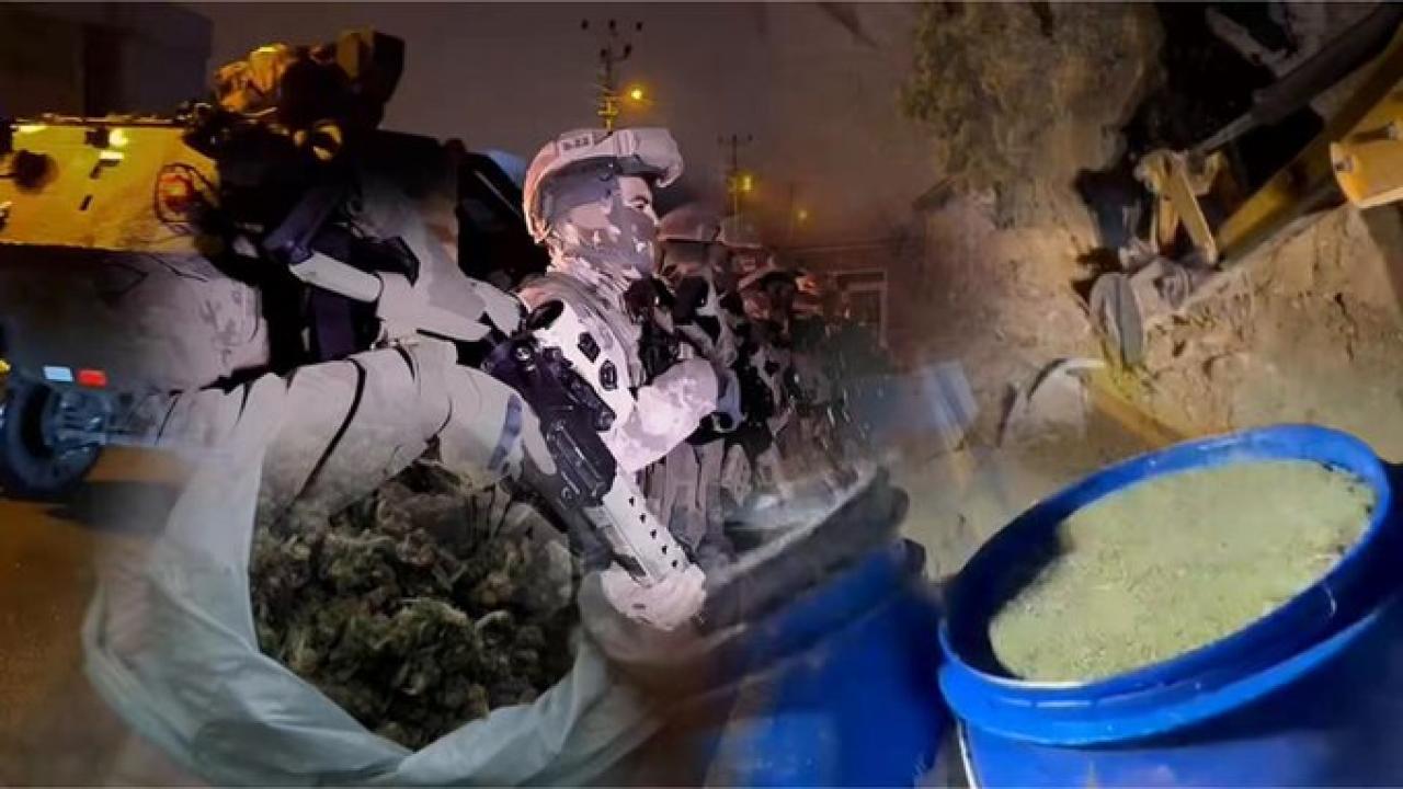 Zehir tacirlerine 29 ilde operasyon: 1628 kilo uyuşturucu ele geçirildi