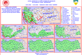 22 il için sarı uyarı: Sağanak ve fırtınaya dikkat