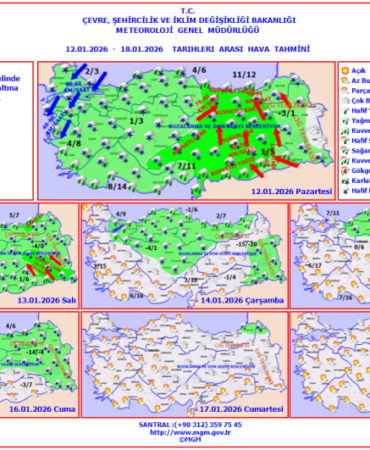 41 il için sarı uyarı: Fırtına, çığ ve kuvvetli yağışa dikkat