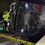 Adana'da devrilen otobüsteki 8 kişi yaralandı