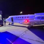 Ambulans uçak kalp hastası bebek için havalandı