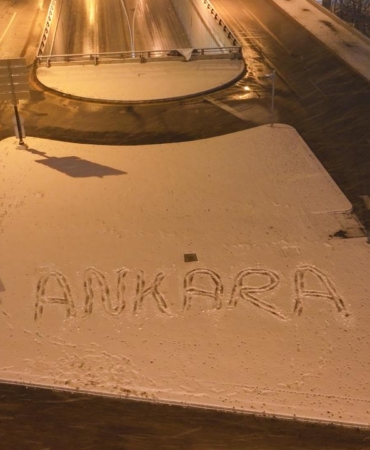 Ankara'da kar yağışı etkili oldu