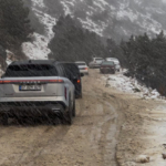 Antalya'nın yüksek kesimlerine kar yağdı