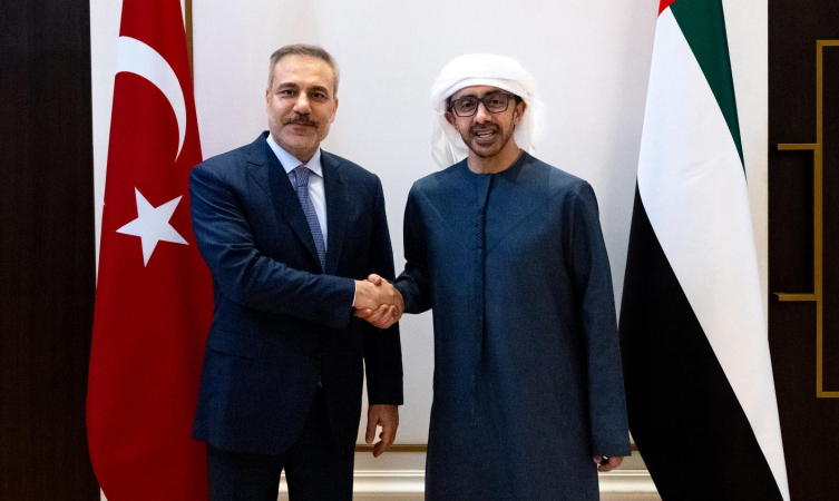 Bakan Fidan, BAE Devlet Başkanı Al Nahyan ile görüştü