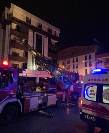 Bursa'da otel yangını