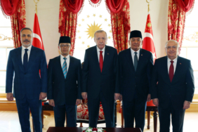 Cumhurbaşkanı Erdoğan Endonezyalı bakanları kabul etti