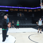 Cumhurbaşkanı Erdoğan, Shaquille O'Neal ile basketbol oynadı