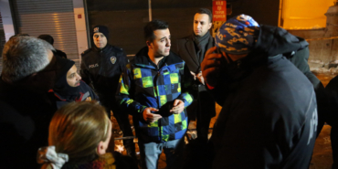 Diyarbakır'da binanın kolonu patladı