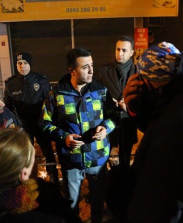 Diyarbakır'da binanın kolonu patladı