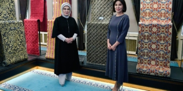 Emine Erdoğan, Özbekistan Cumhurbaşkanı Mirziyoyev'in eşi Ziroat Mirziyoyeva'yı ağırladı