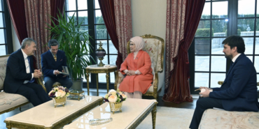 Emine Erdoğan, UNRWA Genel Komiseri Lazzarini ile görüştü