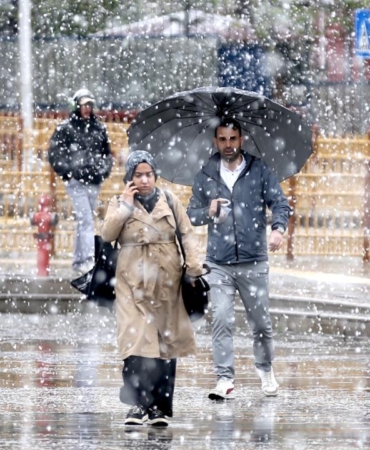 Erzurum için yoğun kar uyarısı