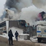 Erzurum'da bir iş yerinde çıkan yangında 1 kişi öldü, 7 kişi yaralandı