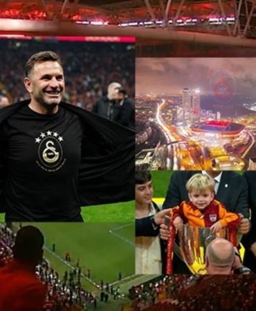 Galatasaray RAMS Park'ta şampiyonluğu kutladı!