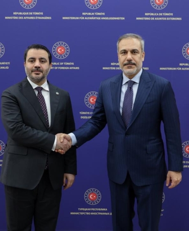 Hakan Fidan Suriye Dışişleri Bakanı Şeybani ile görüştü
