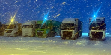 Ilgar geçidi zincirsiz ağır tonajlı araçlara kapatıldı