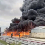 İstanbul'da fabrika yangını