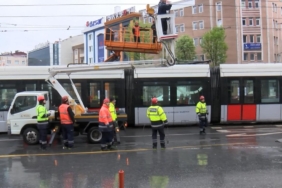İstanbul'da KabataşBağcılar Tramvay Hattı'nda teknik arıza
