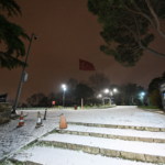 İstanbul'da kar yağışı etkili oldu