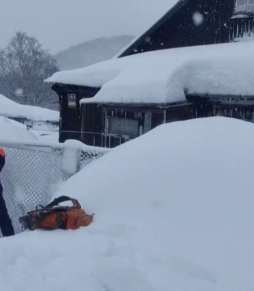 Kamçatkaya son 30 yılın en yoğun karı yağıyor