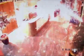 Lüks siteye getirilen kargo paketi bomba gibi patladı