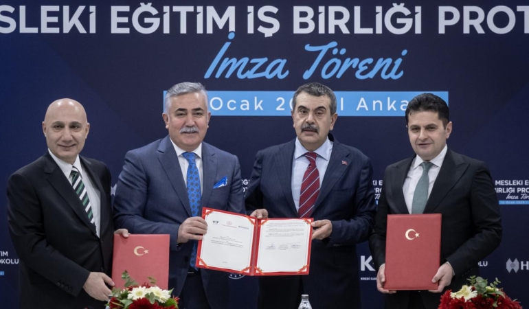 Mesleki eğitimin yaygınlaştırılması için dev iş birliği