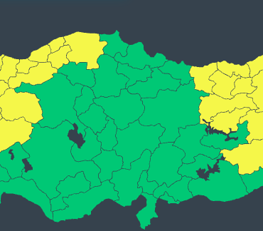 Meteoroloji'den 48 il için sarı alarm: Kuvvetli yağış, fırtına ve çığ uyarısı