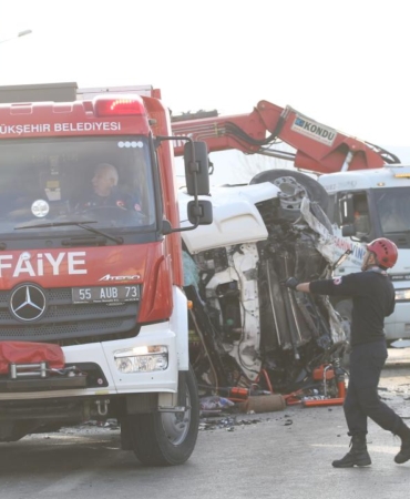 Samsun'da zincirleme kaza: 1 ölü, 3 yaralı