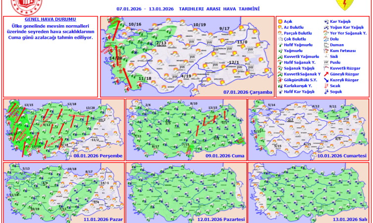 Soğuk ve yağışlı hava geri dönüyor