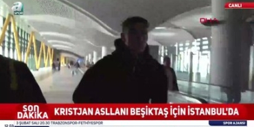 SON DAKİKA: Beşiktaş'ın yeni transferi Kristjan Asllani İstanbul'a geldi!