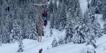 Uludağ'da telesiyej arızalandı