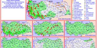 Yurdun batısı ile Ege Denizi için kuvvetli fırtına uyarısı