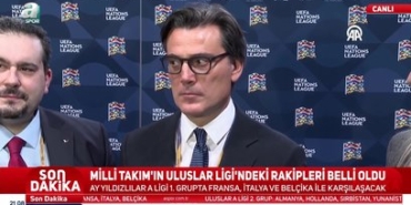 A Milli Futbol Takımımızın Teknik Direktörü Vincenzo Montella UEFA Uluslar Ligi kura çekimi sonrası konuştu!