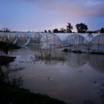 Antalya'da hortum seraları uçurdu, sel yolları kapattı