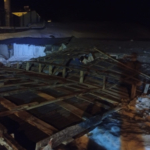 Ardahan'da şiddetli rüzgar: Çatılar uçtu