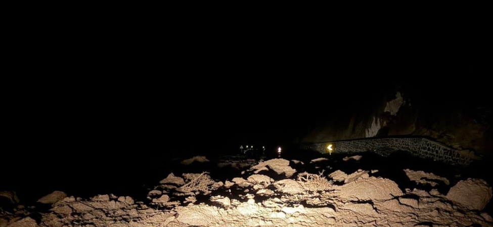 BoluSeben kara yolu heyelan nedeniyle kapandı