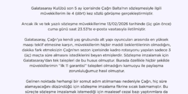 Çağrı Hakan Balta'nın avukatından açıklama! Galatasaray'dan tek talebi...