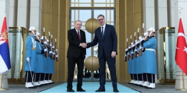 Cumhurbaşkanı Erdoğan, Sırbistan Cumhurbaşkanı Vucic'i resmi törenle karşıladı