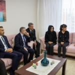 Cumhurbaşkanı Yardımcısı Yılmaz, Mersin'de şehit ailesini ziyaret etti