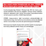 DMM, CİMER'de 90 bin kişinin görev yaptığı iddiasını yalanladı