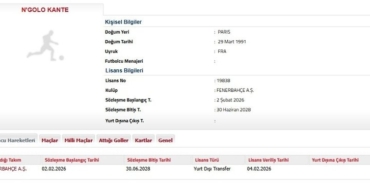 Fenerbahçe N'Golo Kante'nin transferini TFF'ye bildirdi!