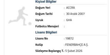 Fenerbahçe'den sürpriz scout transferi: Daniel Asante Amoh!